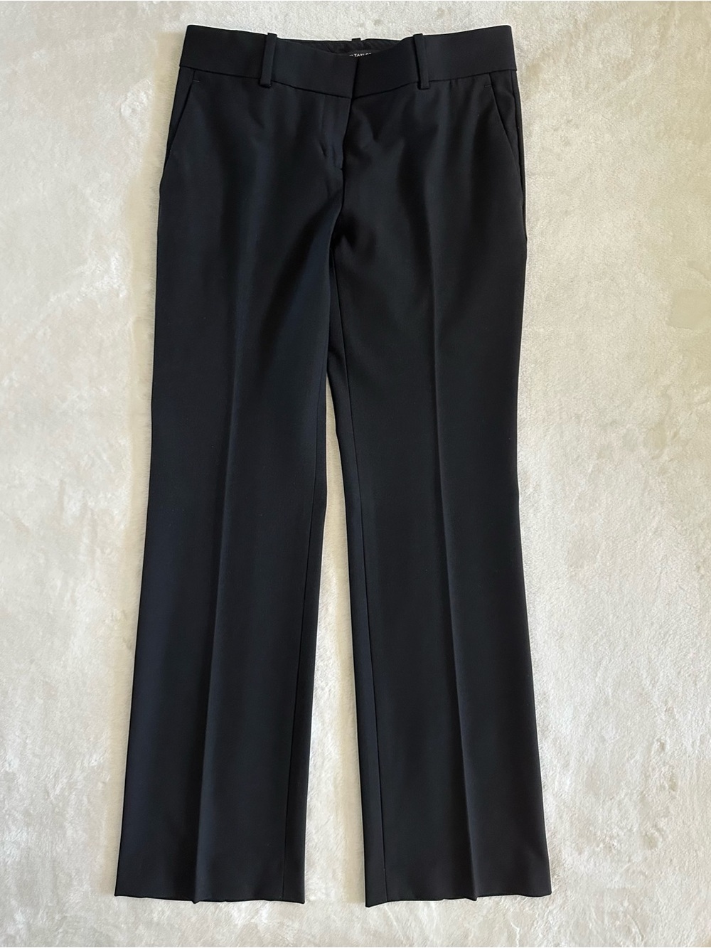 Ann Taylor Petite Devin Fit Black Dress Pants 00P